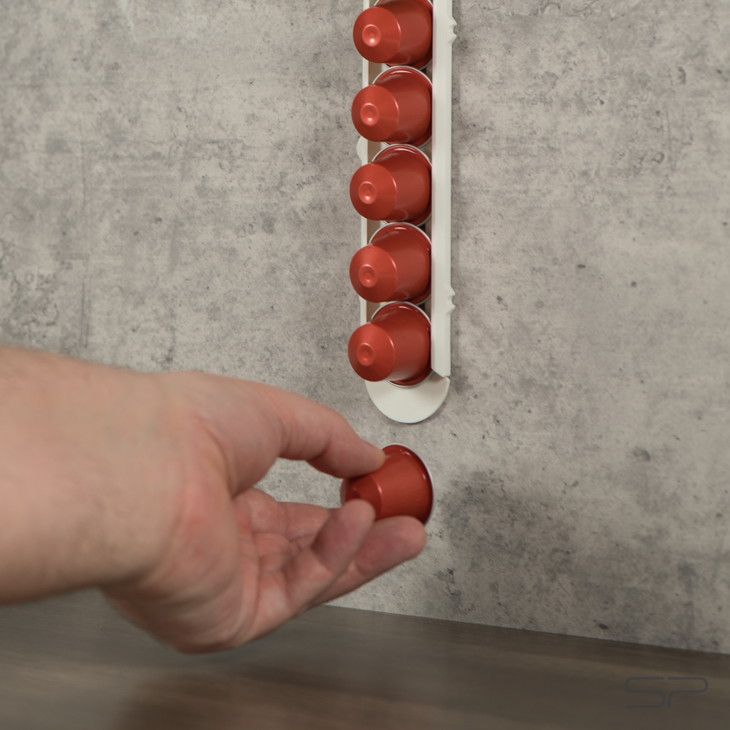 Gravity Slides – platzsparender Nespresso-Kapselhalter ohne Bohren