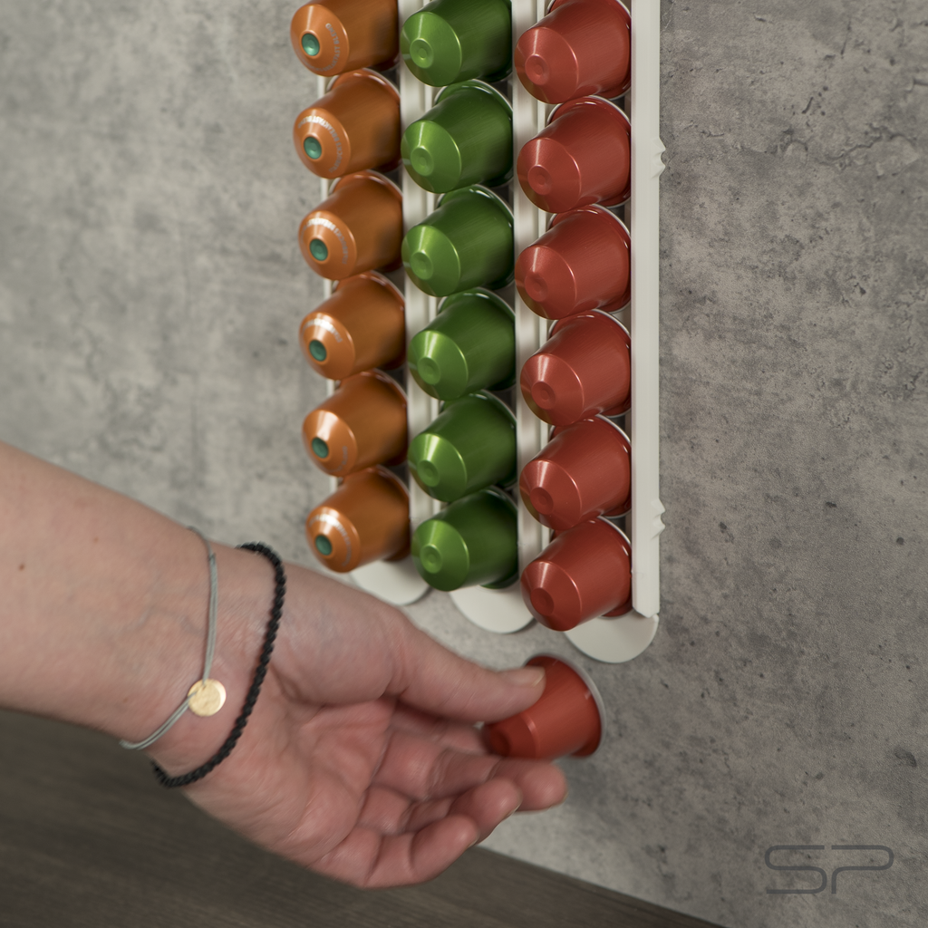 Gravity Slides – platzsparender Nespresso-Kapselhalter ohne Bohren