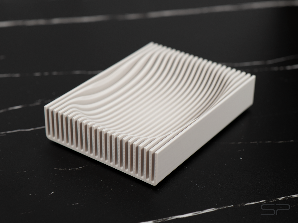 IMPACT Seifenschale mit Wasserablauf Design Seifenhalter moderne Seifenablage minimalistisches Bad Accessoire Seifenschale für Stückseife